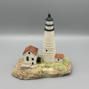 1991 Boston Light MA #117 Harbour Lights Signed B Younger 95 Nautical